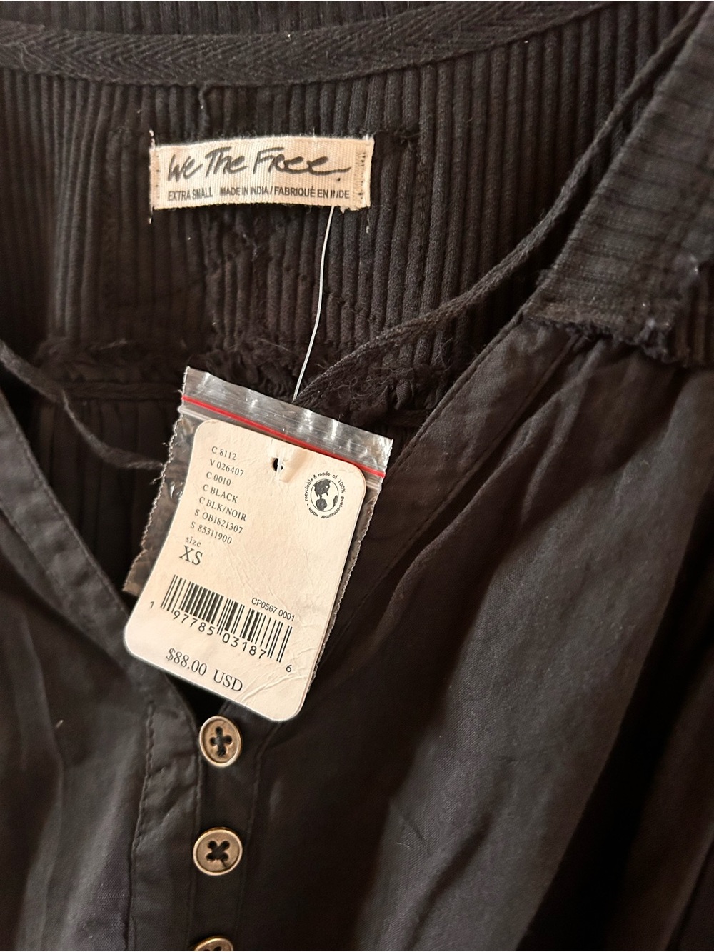 We The Free Flowy Tunic in Chocolate Brown - Picture 5 of 9